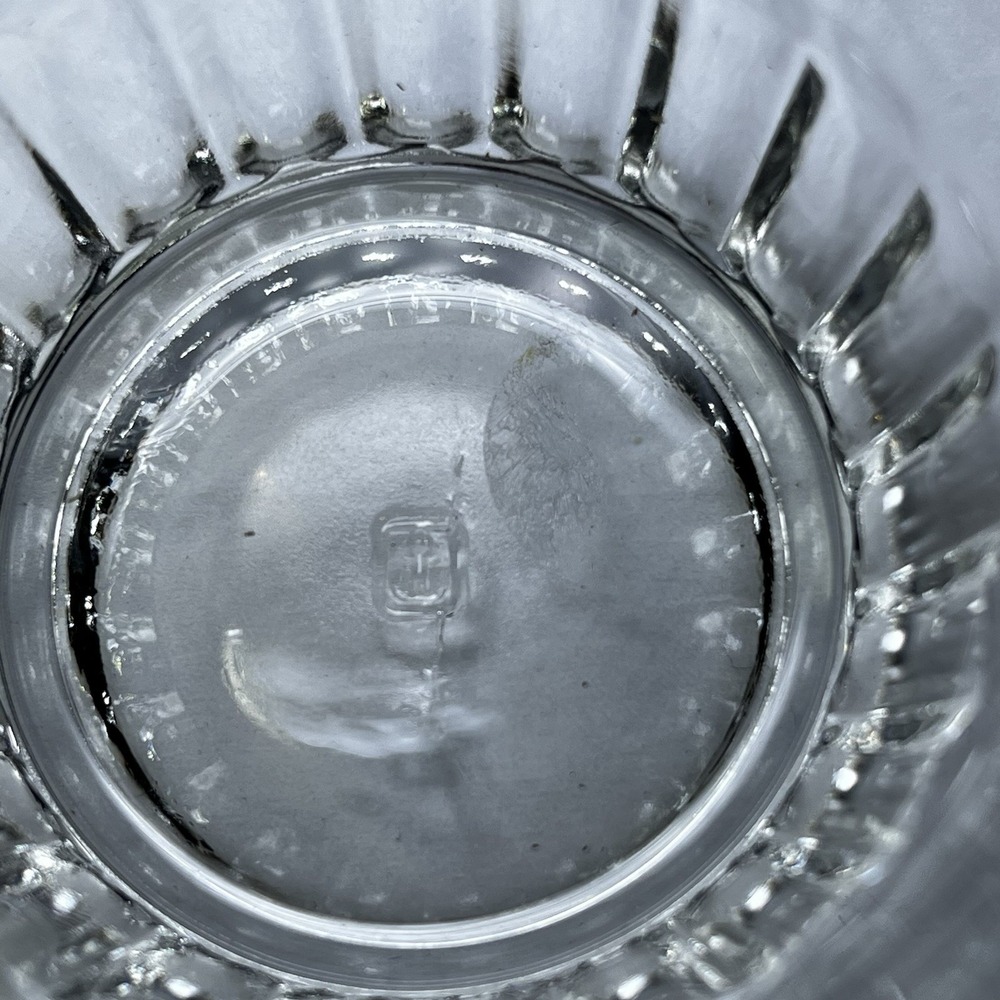 2 BARTLETT COLLINS‎ GLASS BARREL TUMBLERS Ribbed Base Rocks Anchor Hocking - Picture 3 of 4